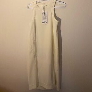 Lululemon SoftStreme Back in Action Dress White Size 4 NEW WITH TAGS NWT
